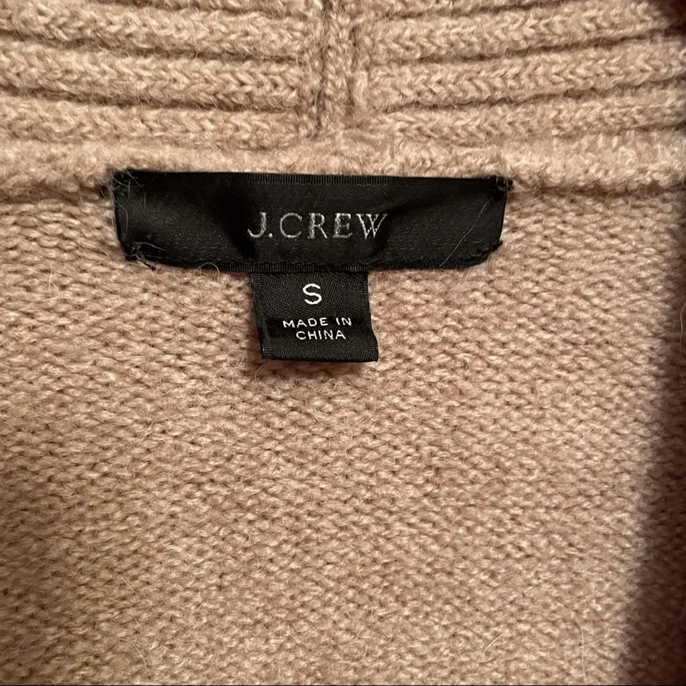 J. Crew Supersoft Sweat Wool Alpaca Blend Sweater Cardigan